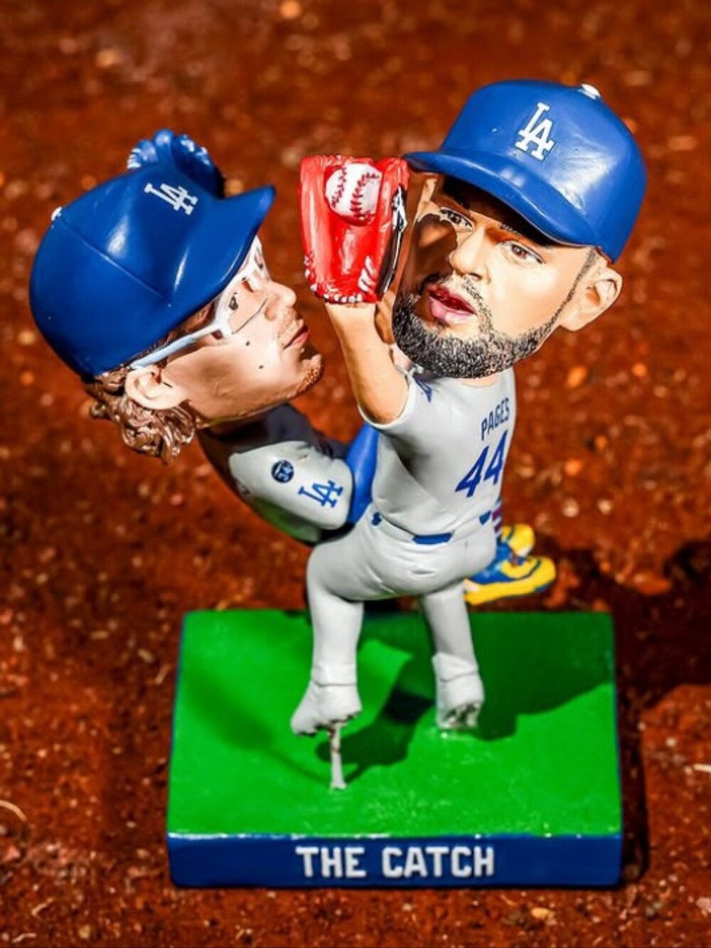 Dodgers THE CATCH Bobblehead Collectible Exclusive SGA NEW IN HAND UNOPENED